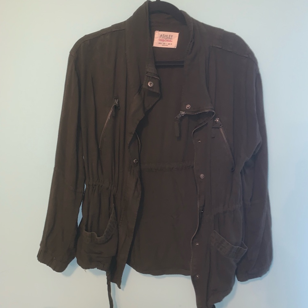 green jacket